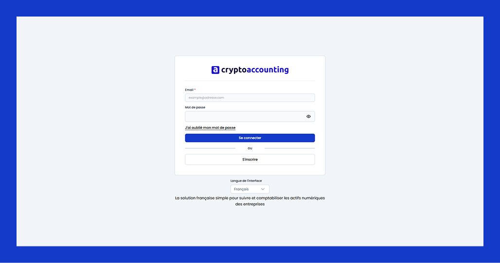 Screenshot - Screen Cryptoaccounting